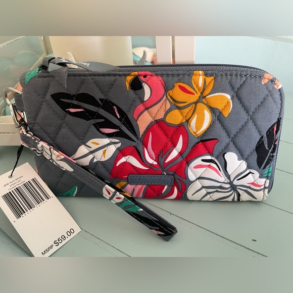 Vera Bradley Bags Nwt Vera Bradley Rfid Tech Wristlet In Coastal